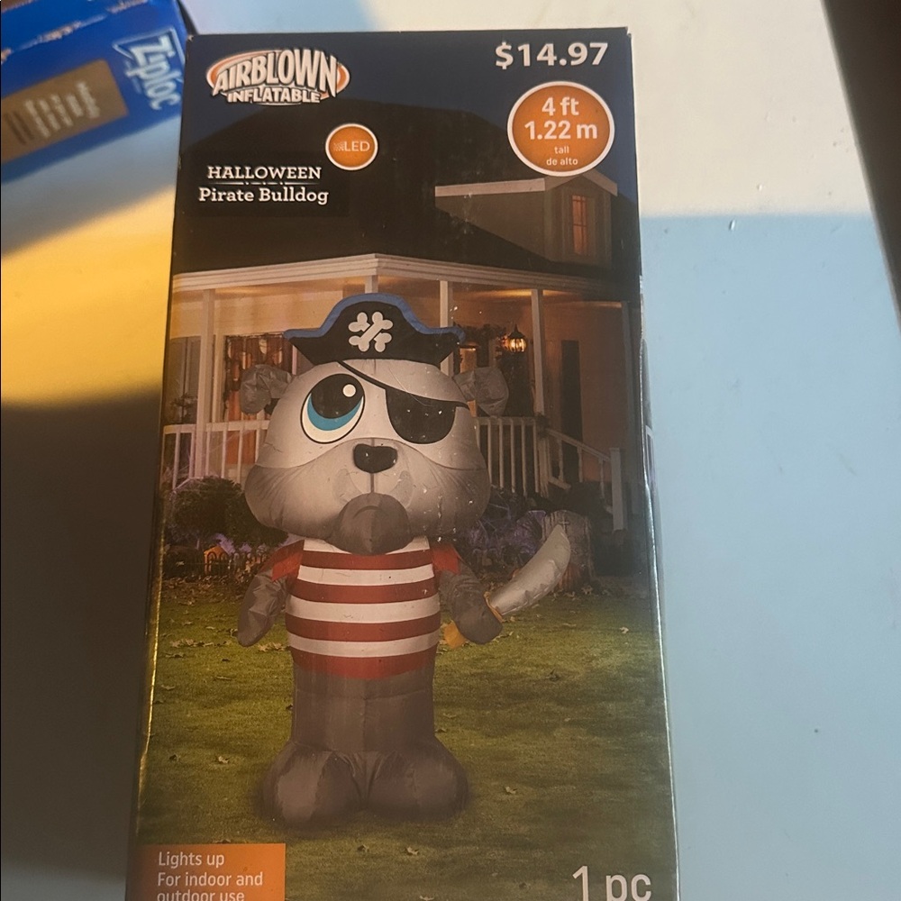 Pirate Dog Inflatable Decoration - Picture 2 of 3